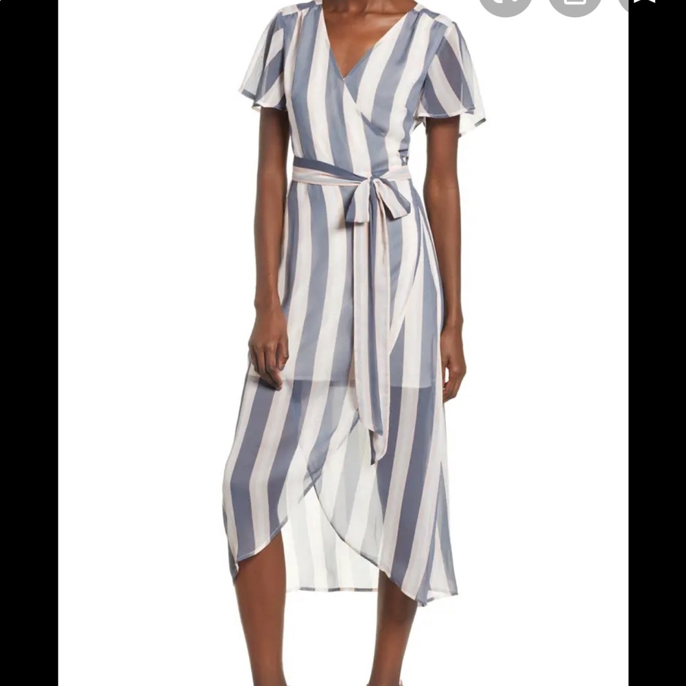 💖Wrap Lovely Midi Dress MD